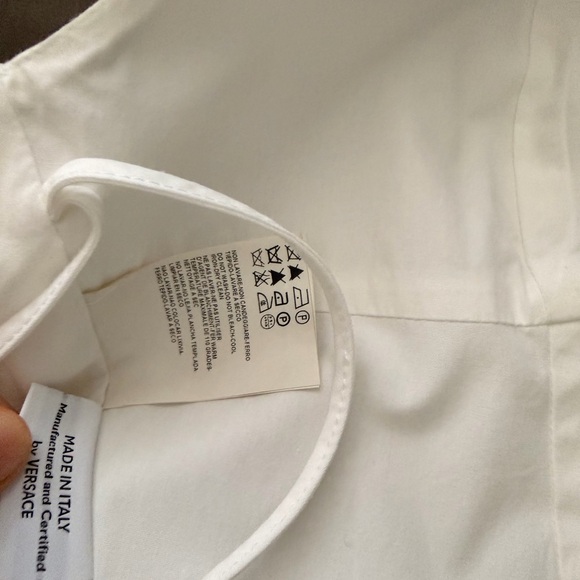 Versace Cream Sleeveless Scoop Neck Dress - Picture 7 of 12